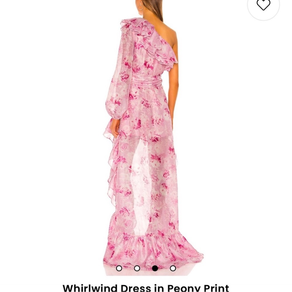 Revolve Atoir Whirlwind Pink Peony Dress View 3